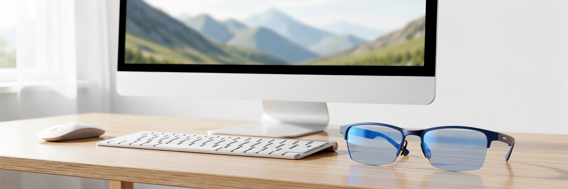 Visual ergonomics setup