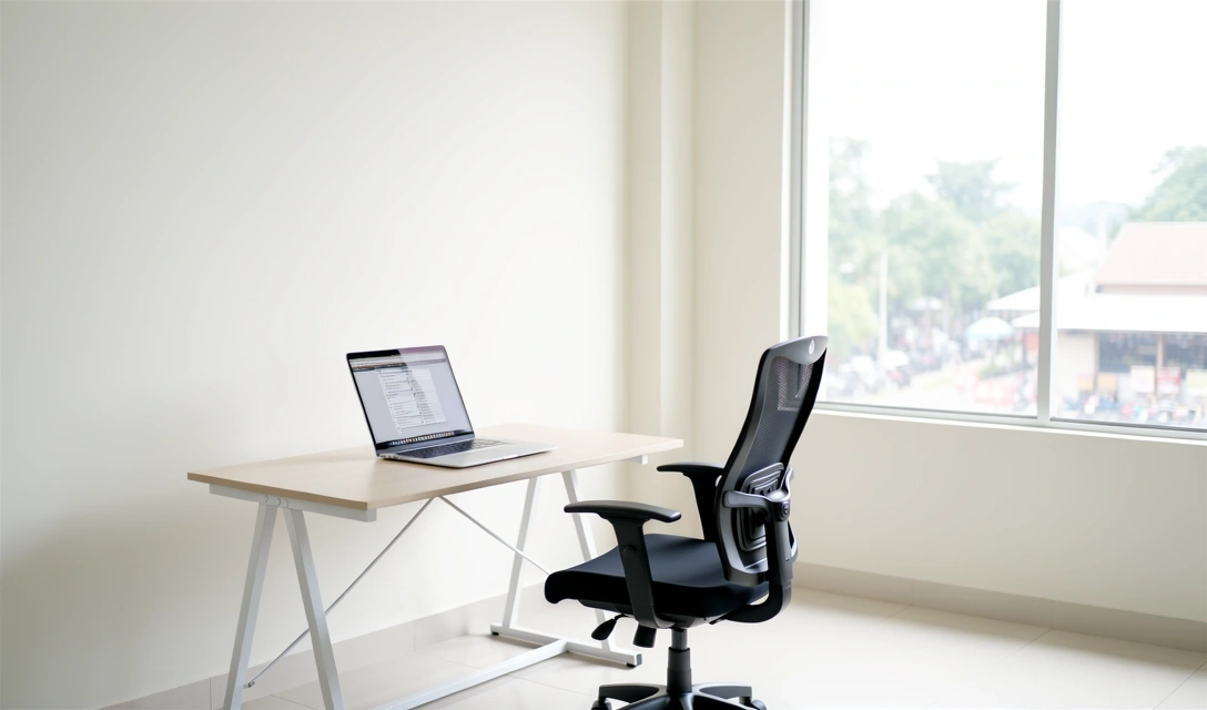 Ergonomic workspace setup